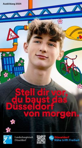 Ausbildungskampagne 2024 - Motiv Stadtentwicklung