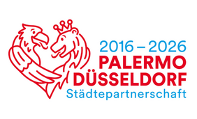 Das Logo der Partnerschaft mit Palermo