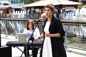 Lisa-Katharina Zimmermann bei ihrer Performance