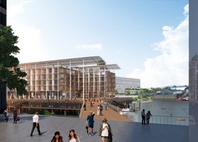Visualisierung: Pier One, (c) ingenhoven architects 