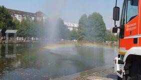 Durch das Frischwasser wird die Wassertemperatur gesenkt und der Sauerstoffgehalt erhöht. Foto: Amt für Kommunikation