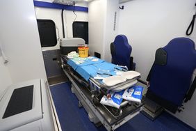 Blick in ein Impfmobil. Foto: David Young