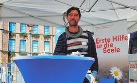 Infostand der Ambulanz für Gewaltopfer des Gesundheitsamtes © Gesundheitsamt Düsseldorf