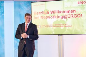 Wirtschaftsdezernent Christian Zaum bei der Vorstellung des neuen Programms für Scale-ups. Foto: Ergo/Grzegorz Bieniek