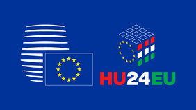 Logo der ungarischen Ratspräsidentschaft © Hungarian presidency, 2024 - Quelle: hungarian-presidency.consilium.europa.eu