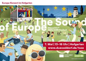 Das Plakat zum Konzert "The Sound of Europe"