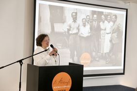 Hildegard Jakobs, stellv. Leiterin der Mahn- und Gedenkstätte Düsseldorf, präsentierte die neue räumliche Erweiterung der Mahn- und Gedenkstätte der Landeshauptstadt Düsseldorf, Foto: Lammert
