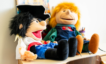 Zwei Handpuppen © Gesundheitsamt Düsseldorf