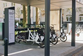 Mobilitätsstation am Friedensplätzchen