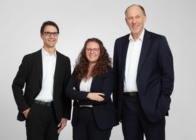 Das Team des Regionalmanagements Düsseldorf – Kreis Mettmann (v.l.n.r.): Dr. Kai Büter, Bele Wolligandt, Guido Zakrzewski. © Regionalmanagement Düsseldorf – Kreis Mettmann 