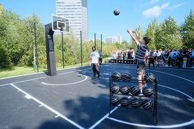 Am Samstag, 26. August, wurde das Basketball-Feld feierlich eröffnet; Fotos: Gstettenbauer