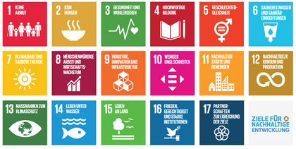 Die 17 Ziele für nachhaltige Entwicklung