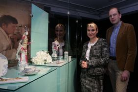 Museumsdirektorin Dr. Daniela Antonin und Kurator Dr. Wilko Beckmann stellten die neue Sonderausstellung vor; Foto: David Young