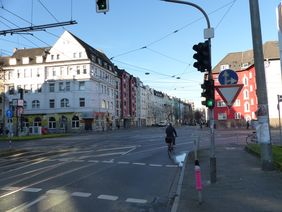 Bild der Kreuzung Himmelgeister Straße/Kopernikusstraße