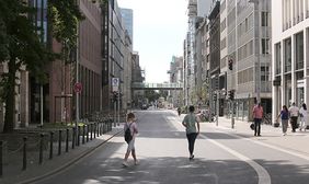 Die Straßen in der Innenstadt gehörten am Sonntag, 15. September, ganz den Fußgängern, Rad- und Rollerfahrern sowie den Besuchern der Feste von Weltkindertag, Hohe-Straßen-Fest und Fischmarkt