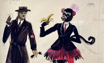 Figurinen von Ernst W. Zimmer für MASTER OF CABARET, MIR Gelsenkirchen 1989