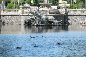 Der Tritonenbrunnen wird nach aufwendiger Sanierung am 1. Juni erstmals seit über einem Jahr wieder sprudeln; Foto: Gstettenbauer 