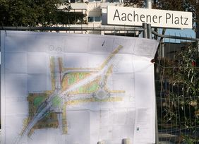 So sieht der Plan für die Umgetaltung des Aachener Platzes aus. Foto: Wilfried Meyer
