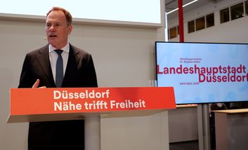 Expo Real 2026: Präsentation "Düsseldorf. Aus guten Gründen" von OB Dr. Stephan Keller
