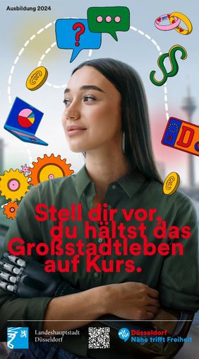 Ausbildungskampagne 2024 - Motiv Verwaltung
