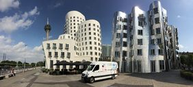 Der Düsseldorf 2017-Sprinter der Roadshow. Foto: David Young