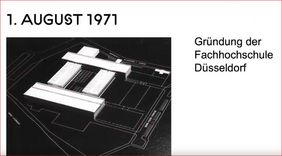 Vor 50 Jahren wurde die HSD als "Fachhochschule Düsseldorf" gegründet. 