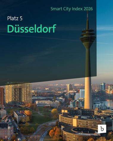 Smart City Index 2026: Platz 5 für Düsseldorf