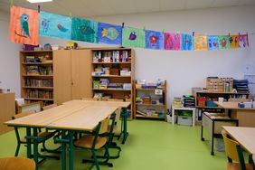 Die Katholische Grundschule Essener Straße freut sich über vier neue Klassenräume. Foto: Michael Gstettenbauer