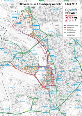 Karte mit Verkehrsinformationen für Samstag, 1. Juli. Weitere Karten am Ende dieser Meldung.