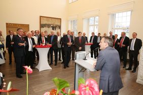 Oberbürgermeister Thomas Geisel begrüßte die Düsseldorfer Jonges im Jan-Wellem-Saal