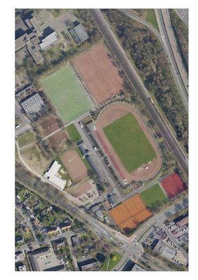 Die Bezirkssportanlage in Garath soll für 18,6 Millionen Euro ausgebaut und modernisiert werden. 