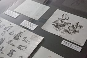 Skizzen und Modell Sheets zu Disney's Film "Bambi" (USA 1942), Foto: Ines Schweizer.