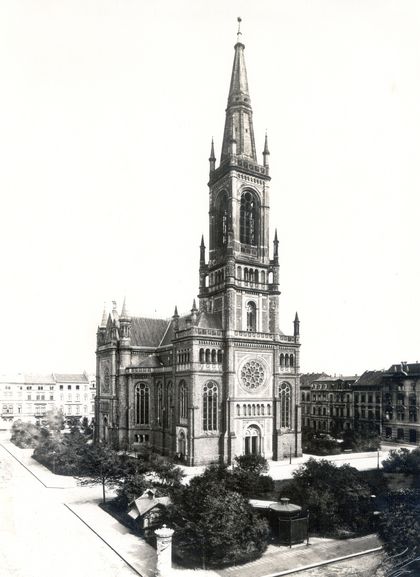 Johanneskirche, Foto um 1900