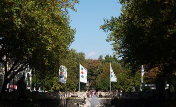Kögraben - Blick auf den Tritonenbrunnen
