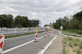 Der Heerdter Lohweg bekommt einen direkten Anschluss an die Bundesstraße B7, Brüsseler Straße. Foto: Ingo Lammert