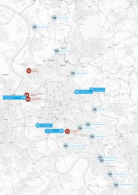 Grafik zur Rheinkirmes P & R/Stadt Düsseldorf