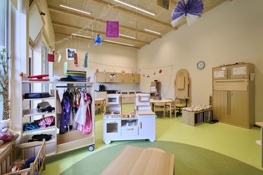 Zum Beginn des neuen Kita-Jahres am 1. August 2026 stehen in Düsseldorf rund 27.500 Betreuungsplätze für Kinder bis zum Schuleintritt zur Verfügung. Hier: Kita Ulenbergstraße, Foto: Langer