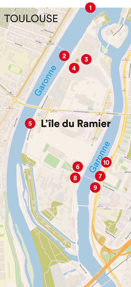 L’île du Ramier © Landeshauptstadt Düsseldorf, Umwelt- und Verbraucherschutz