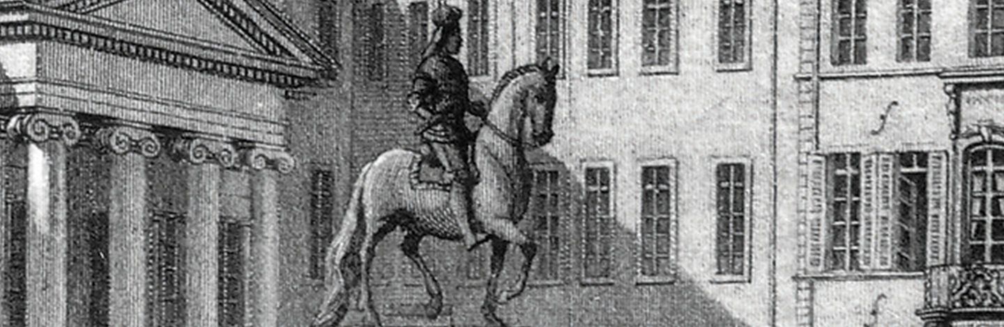 Marktplatz Düsseldorf, um 1840