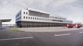Feuerwehr Flughafen Düsseldorf; Animation: Flughafen Düsseldorf GmbH
