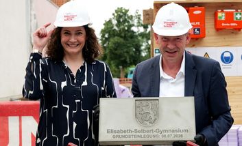Grundsteinlegung an der Bernburger Straße