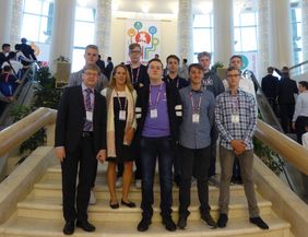 Das Team der FCGS bei der 2. Olympiade der Metropolen in Moskau