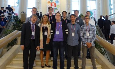 Das Team der FCGS bei der 2. Olympiade der Metropolen in Moskau
