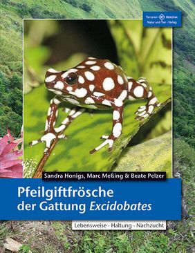 Buchcover "Pfeilgiftfrösche der Gattung Excidobates"