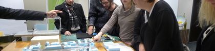 Arbeit am Ideentisch