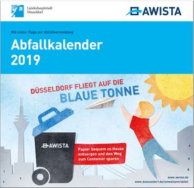 Das Titelbild des Abfallkalenders 2019, Umweltamt