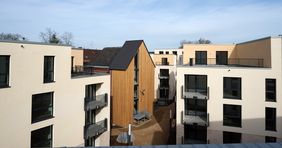 Fast 40 Prozent der Wohnungen, die ab April bezogen werden können, sind preisgebunden. Foto: SWD Düsseldorf