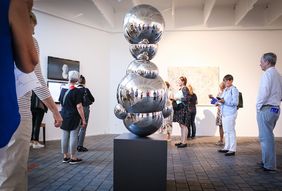 Archivbild: Kunstpunkte 2019 im Weltkunstzimmer; Foto: Melanie Zanin
