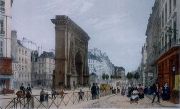 Benoist: Porte St. Denis, um 1850