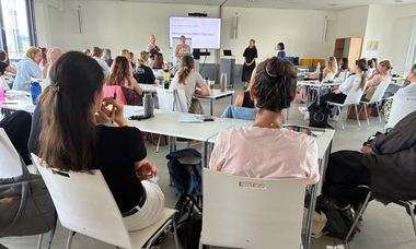 Workshop „Wackel-Wörter-Werkstatt" © Gesundheitsamt Düsseldorf